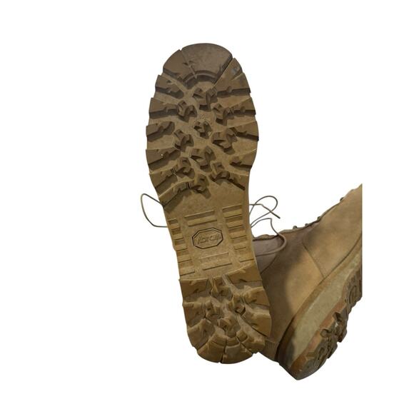 McRae Tan Military Combat Boots Vibram Sole Lace Up Men’s Size 10.5R - Picture 7 of 9
